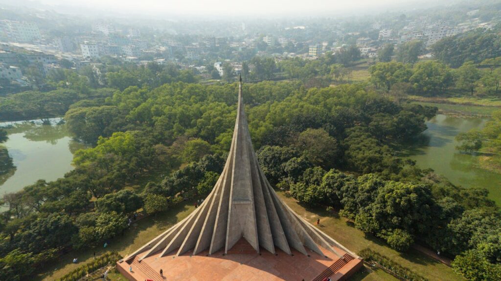 Dhaka city skyline symbolizing skilled workforce recruitment from Bangladesh