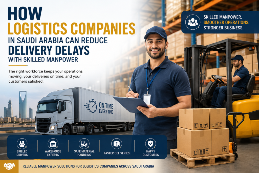 How Logistics Companies in Saudi Arabia Can Reduce Delivery Delays with Skilled Manpower
