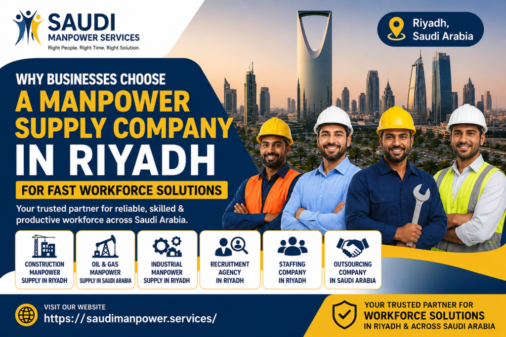 Why Businesses Choose a Manpower Supply Company in Riyadh for Fast Workforce Solutions