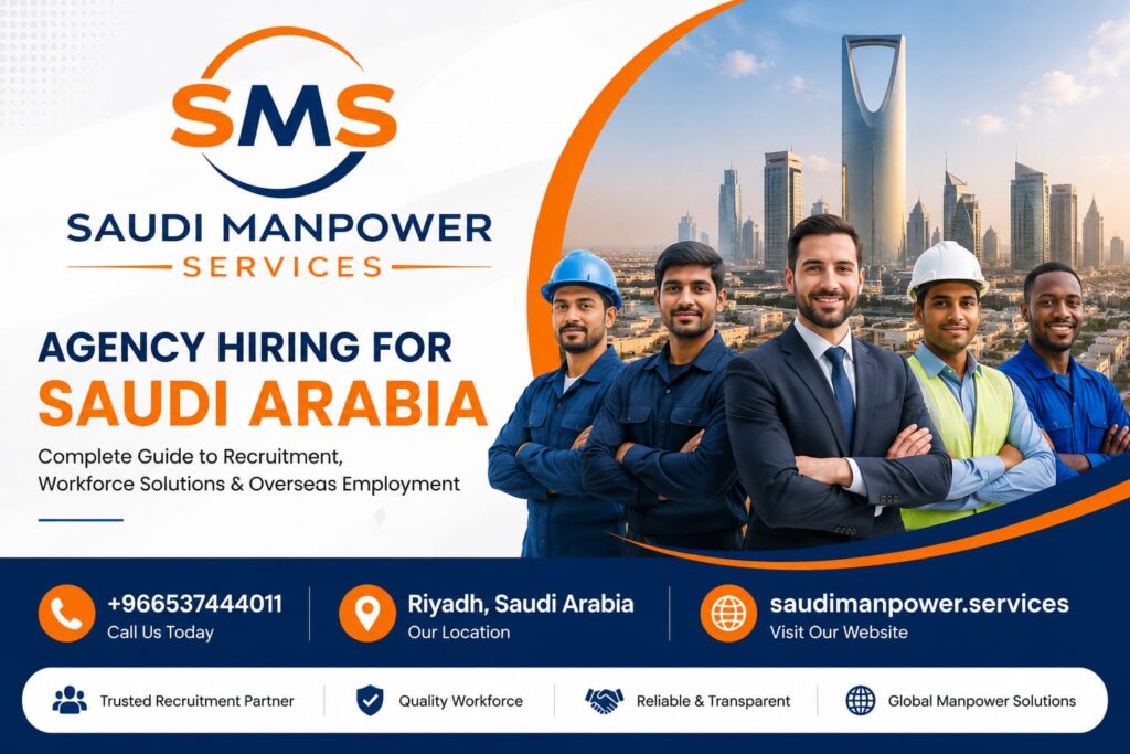 Agency Hiring for Saudi Arabia: Complete Guide to Recruitment, Workforce Solutions, and Overseas Employment