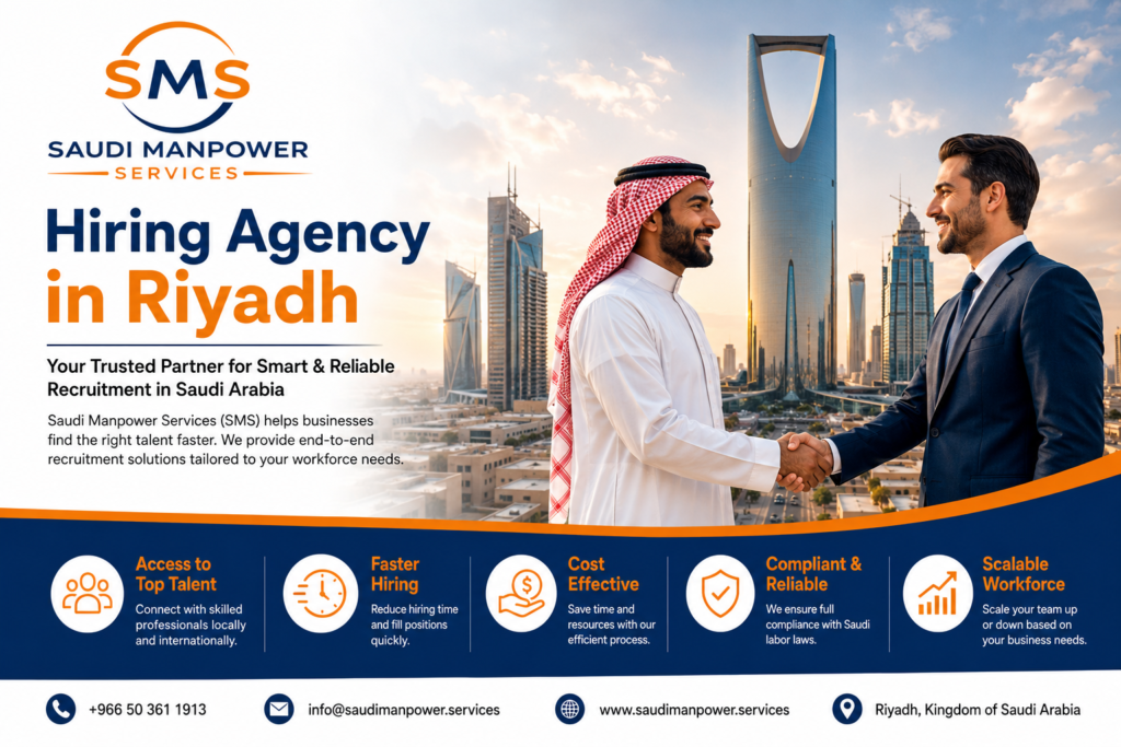 Hiring Agency in Riyadh: Your Trusted Partner for Fast and Reliable Recruitment in Saudi Arabia