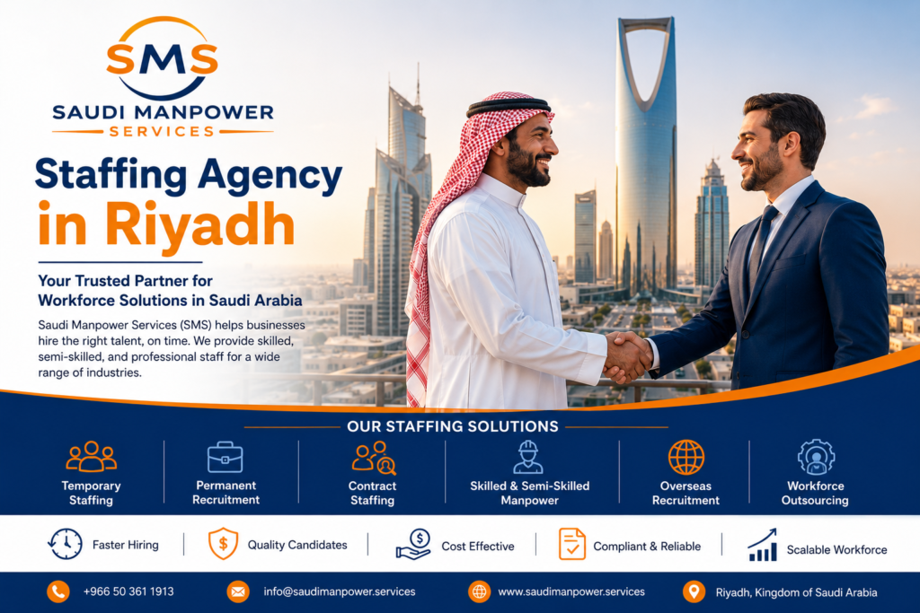 Staffing Agency in Riyadh: Helping Businesses Build Stronger Teams in Saudi Arabia