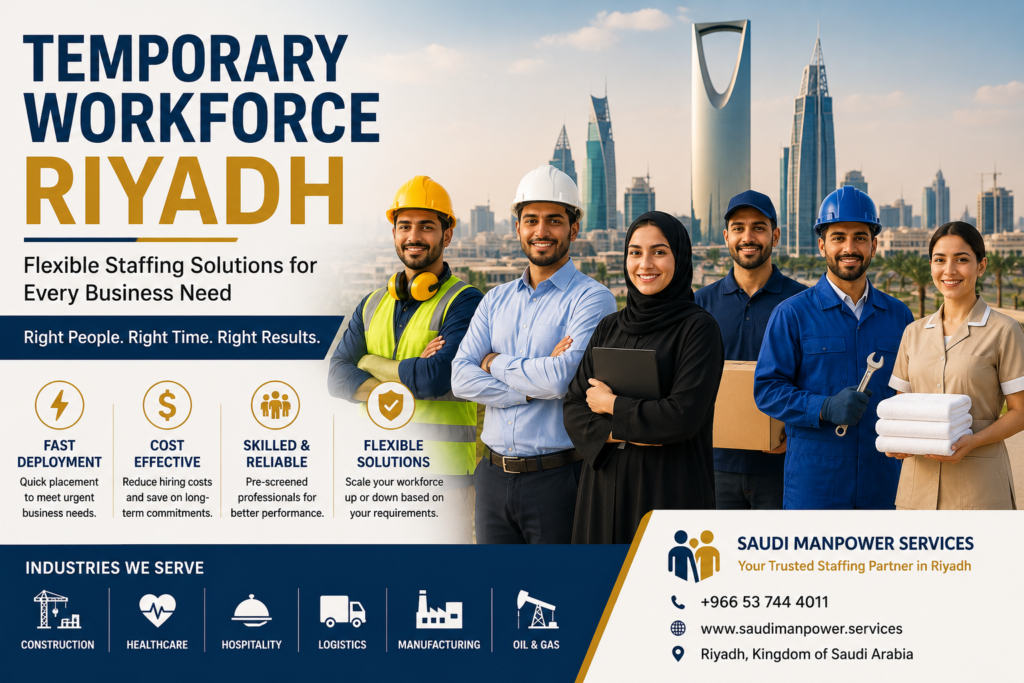 Temporary Workforce Riyadh: Flexible Staffing Solutions for Modern Businesses